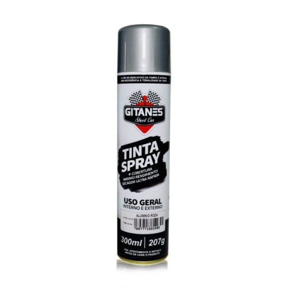 TINTA SPRAY CINZA PLACA GITANES 300 ML