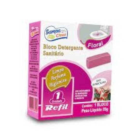 REFIL BLOCO SANITARIO FLORAL UNID. 35G.